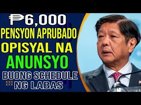 OFFICIAL CONFIRMED! ₱6,000 Universal Social Pension para sa Seniors — Buong Release Schedule, Alamin
