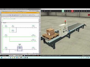 Factory IO Ex 7 Conveyor Project w Timer, Counter & Clock Memory Byte