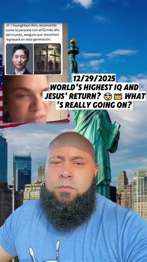World's Highest IQ and Jesus' Return? 🤯👑 What’s Really Going On?** #cristo #dayuris75 #IQ #alto #regresa #viralvideo#pov
