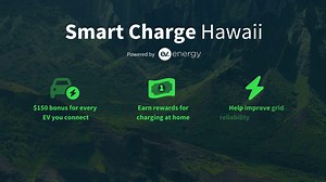 1.1K views | Are you ready to start saving and make a difference in Hawaii’s energy future? If you drive an electric vehicle (EV), sign up for Smart Charge Hawaii! The app allows you to control when you charge your EV, helping you save on electricity. Plus, you may be eligible to receive $150 or 10,000 HawaiianMiles for every EV you connect! To download the free mobile app, visit https://smartchargehi.ev.energy/ @ev.energy | Hawaiian Electric | Facebook