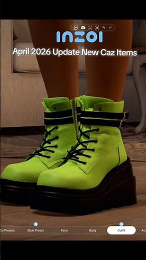 InZOI| 🔔April 2026 Update New Caz Items📢👠 #inzoi #caz #inzoiupdate