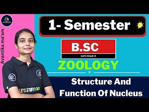 Structure And Function Of Nucleus | B.Sc. Zoology 1st Semester | Avantika Ma'am |