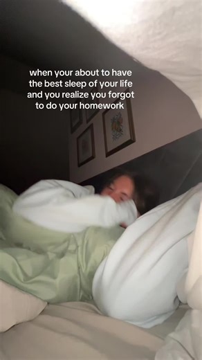 Best Sleep Before Homework Panic