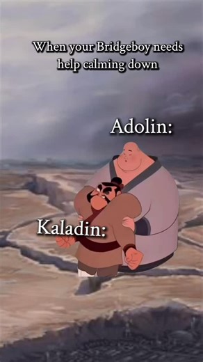 The vibes and energy are kinda perfect 😂 gotta love Adolin Kholin and Kaladin Stormblessed! Cosmere Brandon Sanderson fantasy bookish bookstagram instabooks theway of kings the Stormlight archive | cosmere_junkie