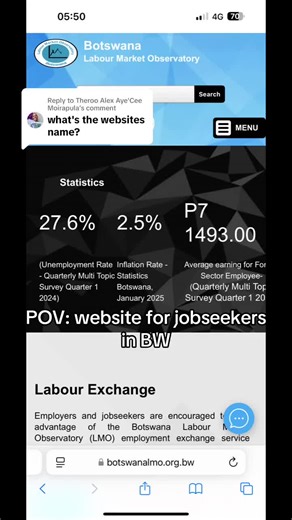 Jobseekers' Website in Botswana for Employment Opportunities