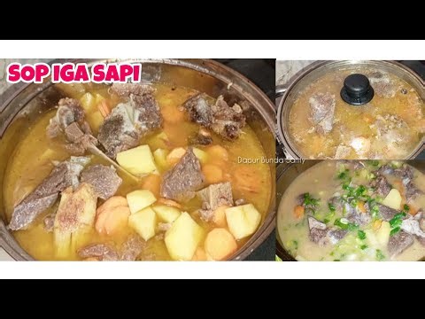 EMPUK! Resep SOP IGA SAPI KUAHNYA GURIH‼️