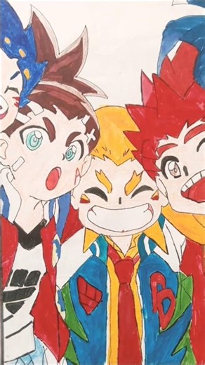 Beyblade burst all generation drawing