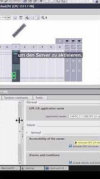 TIA Portal OPC UA Server aktivieren #opcua #automatisierung #shorts