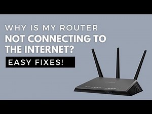 why is my router not connecting to the internet
