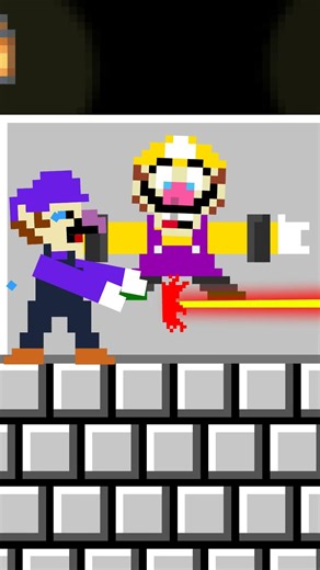 1 Second From Disaster… Then Luigi Shows Up! #shortvideo #mario #minecraftshorts #funny #animation
