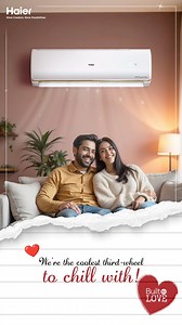 Where there’s love, there’s Haier AC—always chilling in the background, keeping things cool while you make warm memories! From cozy book nooks to heart-to-hearts over hot chocolate, we’re the third wheel you’ll never want to ditch! Haier ACs; #BuiltToLove. #Haier #MoreCreationMorePossibilities #AC #Valentines | Haier