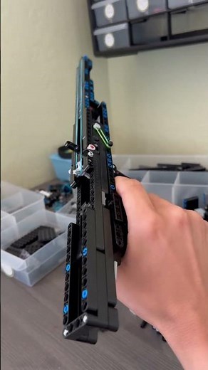 LEGO Full-Auto Shell-Ejecting Pistol (Works) #shorts #lego #guns #pistol