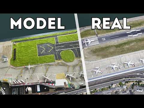 Building a London City Airport Diorama