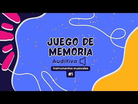 Juego de MEMORIA auditiva🎧🎸