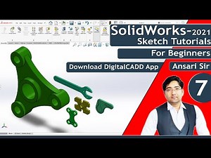 SolidWorks Tutorials | SolidWorks Full Course | In Hindi | SolidWorks Sketch Tutorials | SolidWorks