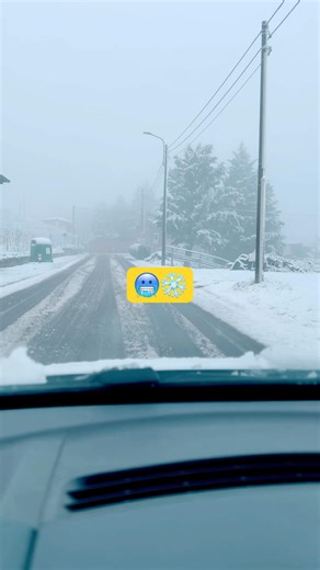 Peaceful Snowy Mountain Ride 🎶❄️