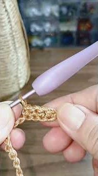 Belajar Rajut! Tas Motif Loreng Simple untuk Pemula Part 1