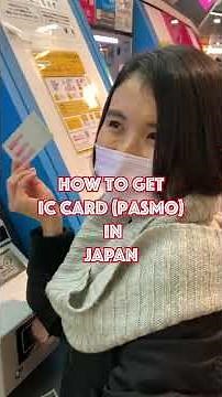 How to get IC card (PASMO) in Japan!