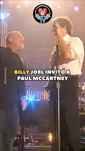 The reunion of two legends, Paul McCartney and Billy Joel 🤘🏻😎 #rock #paulmccartney