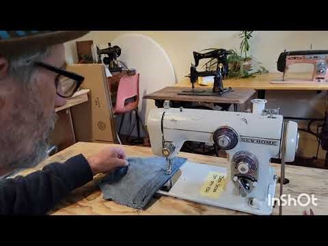 Beth's Treadle Operated New Home 672