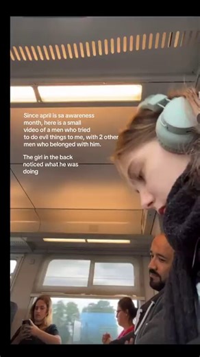 This foreign man stared at a Dutch girl for 45 minutes. "This went on for 45 minutes, when I tried to step off the train he tried to grab me."He winks at her in the first 2 seconds of the video and then proceeds to creepily stare her down."45 minutes paralyzed in a train, unable to move or speak.""I wasn’t smiling to flirt; I was frozen. Respect boundaries," the victim wrote on her social media post.She added that man had two other friends with him.Follow: @RMXnews