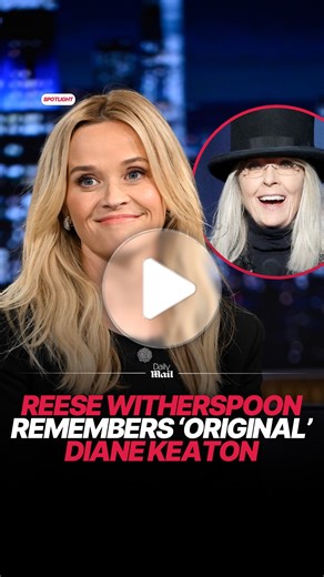The Spotlight on Instagram: "Reese Witherspoon has delivered an emotional tribute to Diane Keaton today, just hours after the star's death at the age of 79 was publicly announced. Witherspoon was on stage at an event in Los Angeles today, addressing a crowd full of people, when she took a few minutes to address the breaking news of Keaton's death. 🎥 Instagram / reesewitherspoon / hellosunshine #news #actress #hollywood #restinpeace #icon"