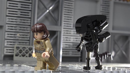 【转载】用乐高拼搭异形（Xenomorph minifigure from Alien in Lego）