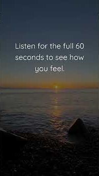 60 Second Guided Meditation for Stress Relief | Let Go of Anxiety & Tension Fast