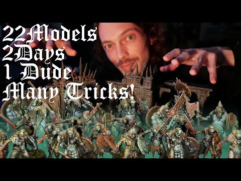 Faster Painting in the Warhammer World: Darkwater Pestigors and Pox-Wretches