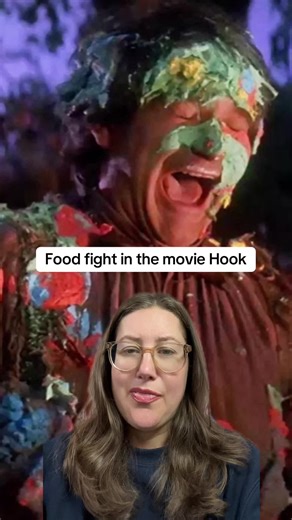 Iconic Food Fight Scene from Hook Movie