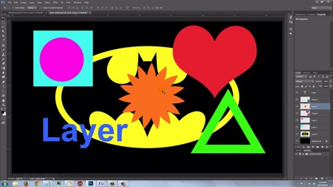 Photoshop Tutorial: Matting, Auto-Select, Font Previews & Layer Colors