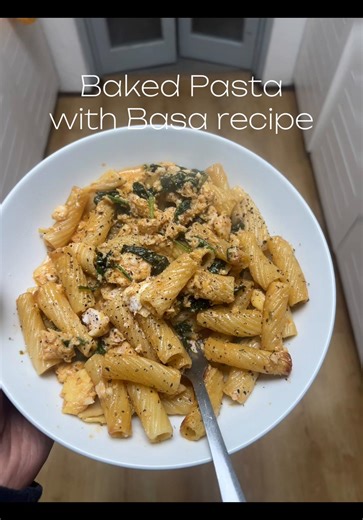 Baked Pasta Basa Recipe New pasta method (for me) Steps: 1.Cook pasta to al dente 2.Transfer to oven on highest heat, toss in a little oil and pasta water 3. Wrap basa fillet in foil with a little oil 4. Cook both for 15 minutes at around 220 degrees 5. Create pesto sauce - pesto, spinach and milk cooked on a low heat 6. Combine 7. Eat