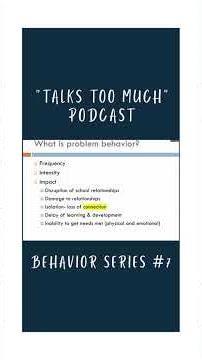 What is a problem behavior?