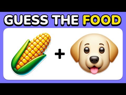 Guess the Food by Emoji 🍔🍎🍕 | 35 levels - Easy, Medium, Hard