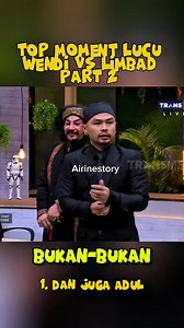 Wendi vs Limbad: Momen Lucu Bikin Ngakak