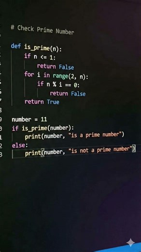 Check Prime Number Through Python @Co-Coder