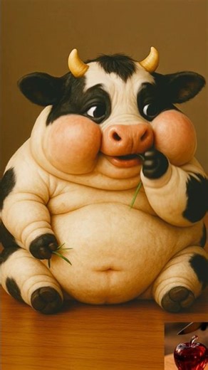 Cow munching grass #asmr #satisfying #oddlysatisfying