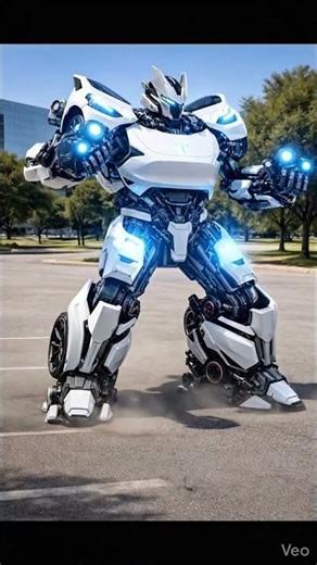 This Tesla Transforms Into a Robot 😱 | AI Transformers-Style Transformation