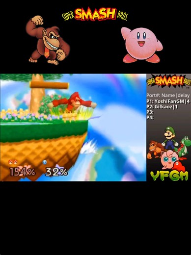 Cómo hacer combos con Kirby en Super Smash Bros 64