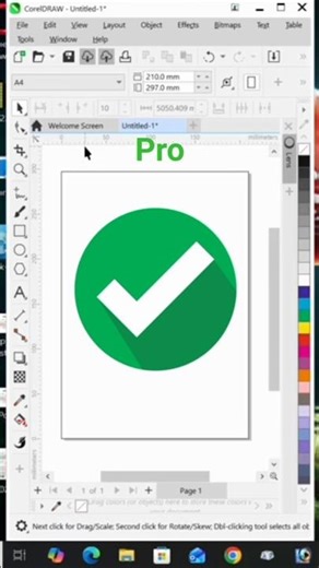 CorelDraw Tutorial Tips and Tricks #shortvideo
