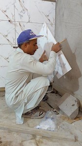 how to install tile wall #tilelaganewalamistri #MistriWork #howtoinstalltilewall #technicalthekedar #foryoupagereels | Technical thekedar