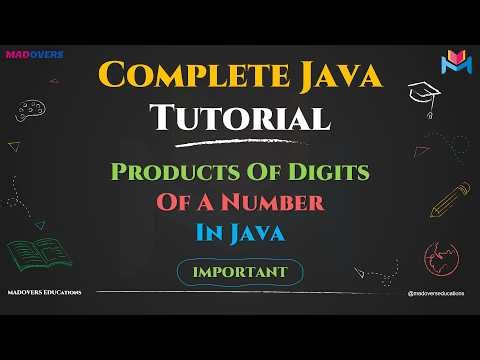 Product of Digits of a Number in Java | Step-by-Step Tutorial | Master Looping in Java