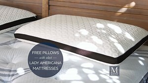 108K views · 20 reactions | You don't want to miss this. We're offering a free set of luxury pillows when you purchase a select Lady Americana mattress. Visit Mathis Sleep Center near you: {{page.location.street_address}}, {{page.location.city}}. | Mathis Home | Facebook