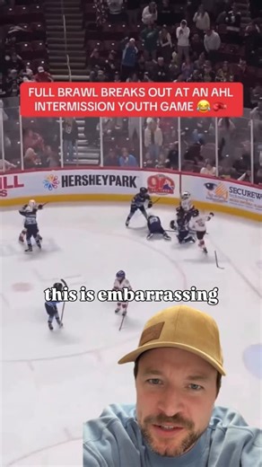 Kane Van Gate | Maybe they should’ve let them locker-box before taking the ice. Where are the adults?! What is going on? 😬 🎥 @br_openice | Instagram