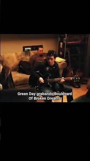 Green Day grabando Boulevard Of Broken Dreams #greenday #boulevardofbrokendreams #rock