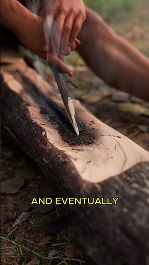 How The Ancient Fire Plough Method Works #shorts