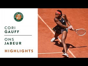 Cori Gauff vs Ons Jabeur - Round 4 Highlights I Roland-Garros 2021