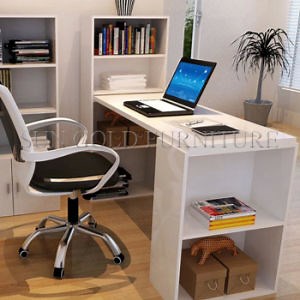 [Hot Item] Product Wooden Bookcase with Study Table Custom Computer Tables (SZ-CDT036)