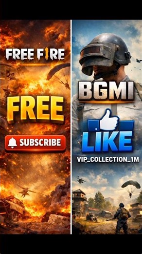 BGMI wale 👍 Like karo Free Fire wale 🔔 Subscribe karo