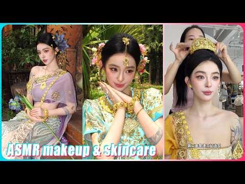 Mitsuisen☘️ASMR Makeup Tutorial & Skincare Routines✨Satisfying skincare asmr🍃Beauty Secrets🌿510